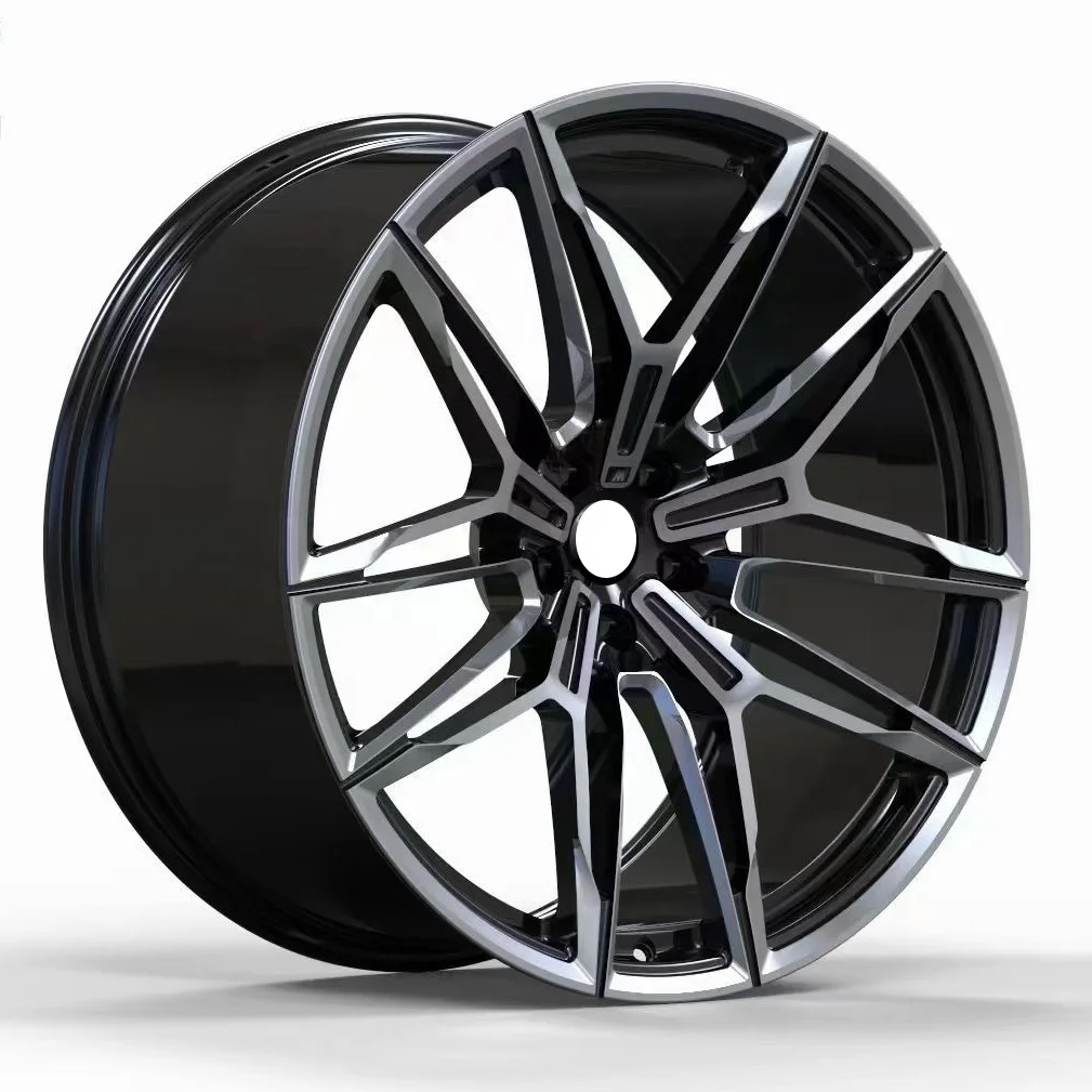 

Bku racing forged alloy passenger car wheels 5x112 20 inch rims multi spoke silver chrome for g30 g38 rims replica