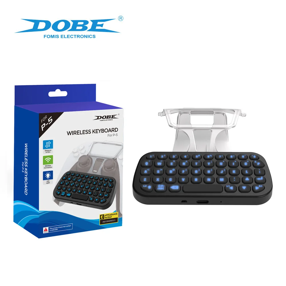 

PS5 handle Bluetooth wireless keyboard PS5 Bluetooth external keyboard can voice chat PS5 game handle clip