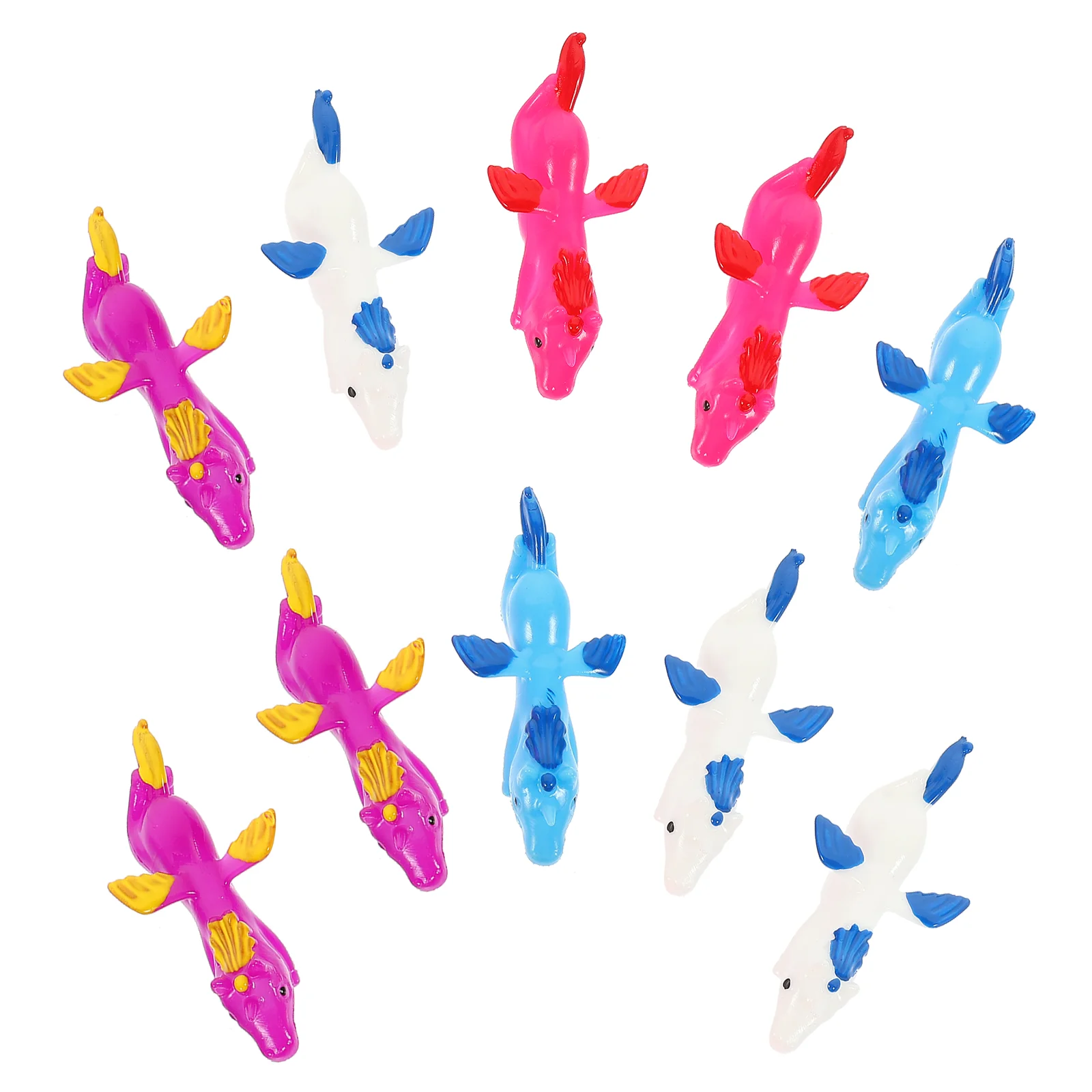 

10pcs Finger Flying Dinosaur Toys Stretchy Dinosaur Slingshots Toys Kids Playthings