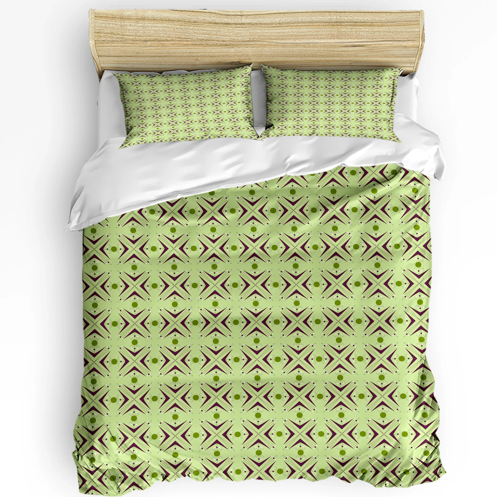 

3 шт., Комплект постельного белья с треугольным пододеяльником и наволочкой