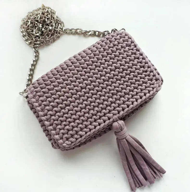 Трикотажная пряжа Бисквит цвет Пудра длина 100м. 100% хлопок |