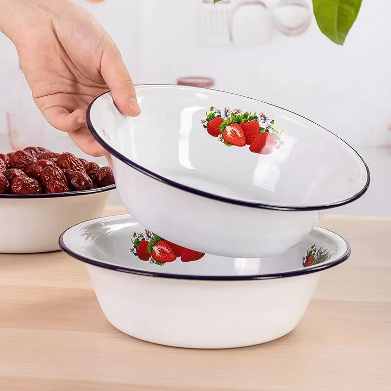

Миска для салата эмалированная, 1 л