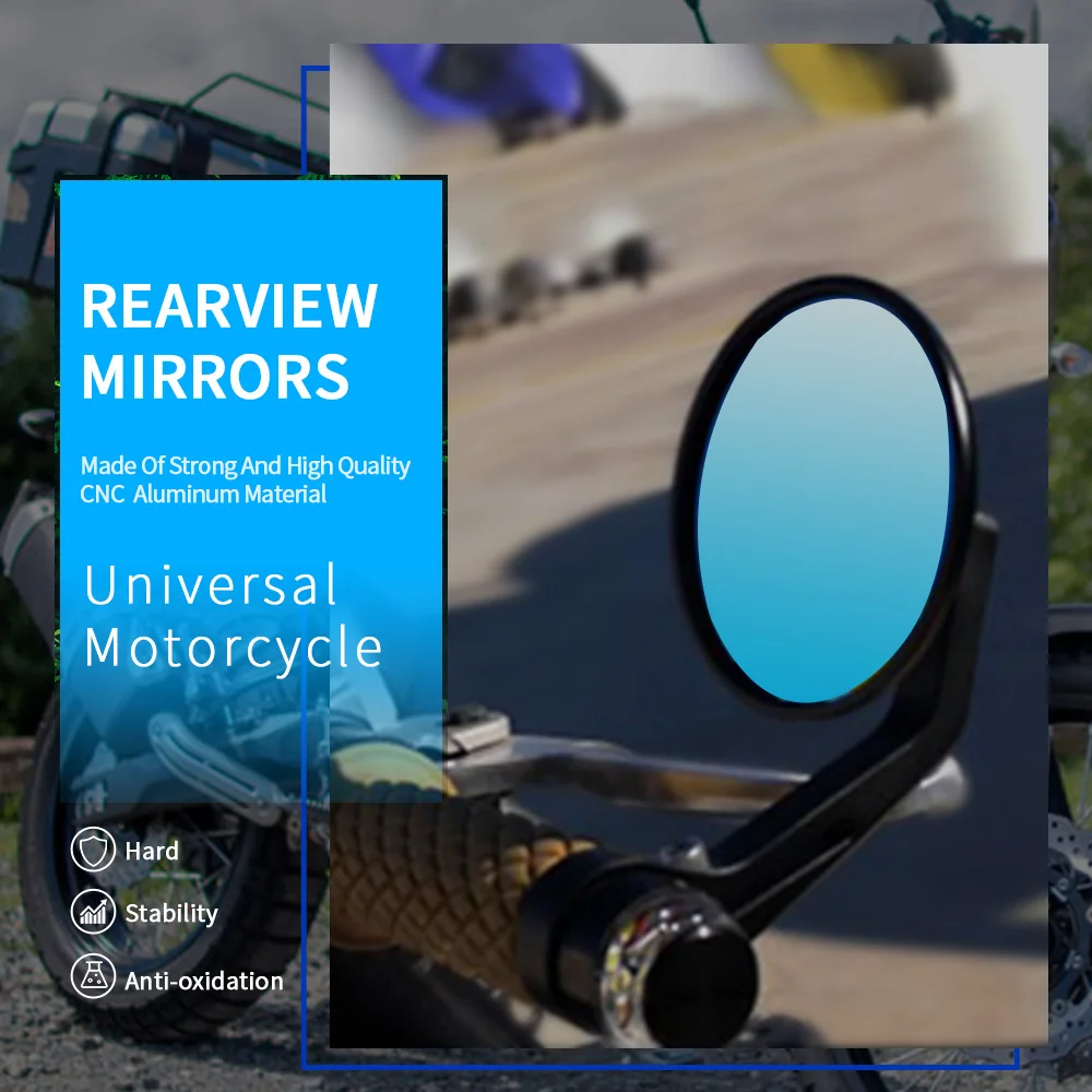 

Mirror Side Mirrors Motorcycle Universal Moto Rearview Mirror For Yamaha YZF FZ6 R1 R3 R6 R15 R25 MT07 MT09 XSR700 900 MT03 MT10