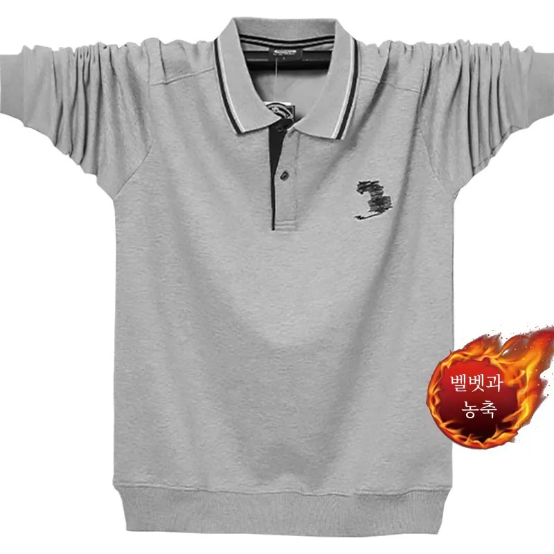 Европейская и американская простая утолщенная мужская одежда больших размеров