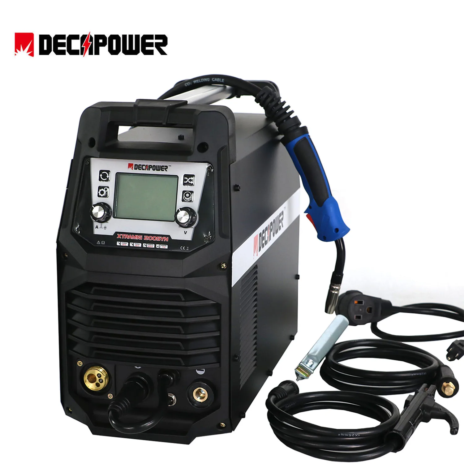 

Decapower Synergy 200A 110/220V STICK MMA TIG MAG MIG 4 IN 1 Welder Gas Gasless welding machine