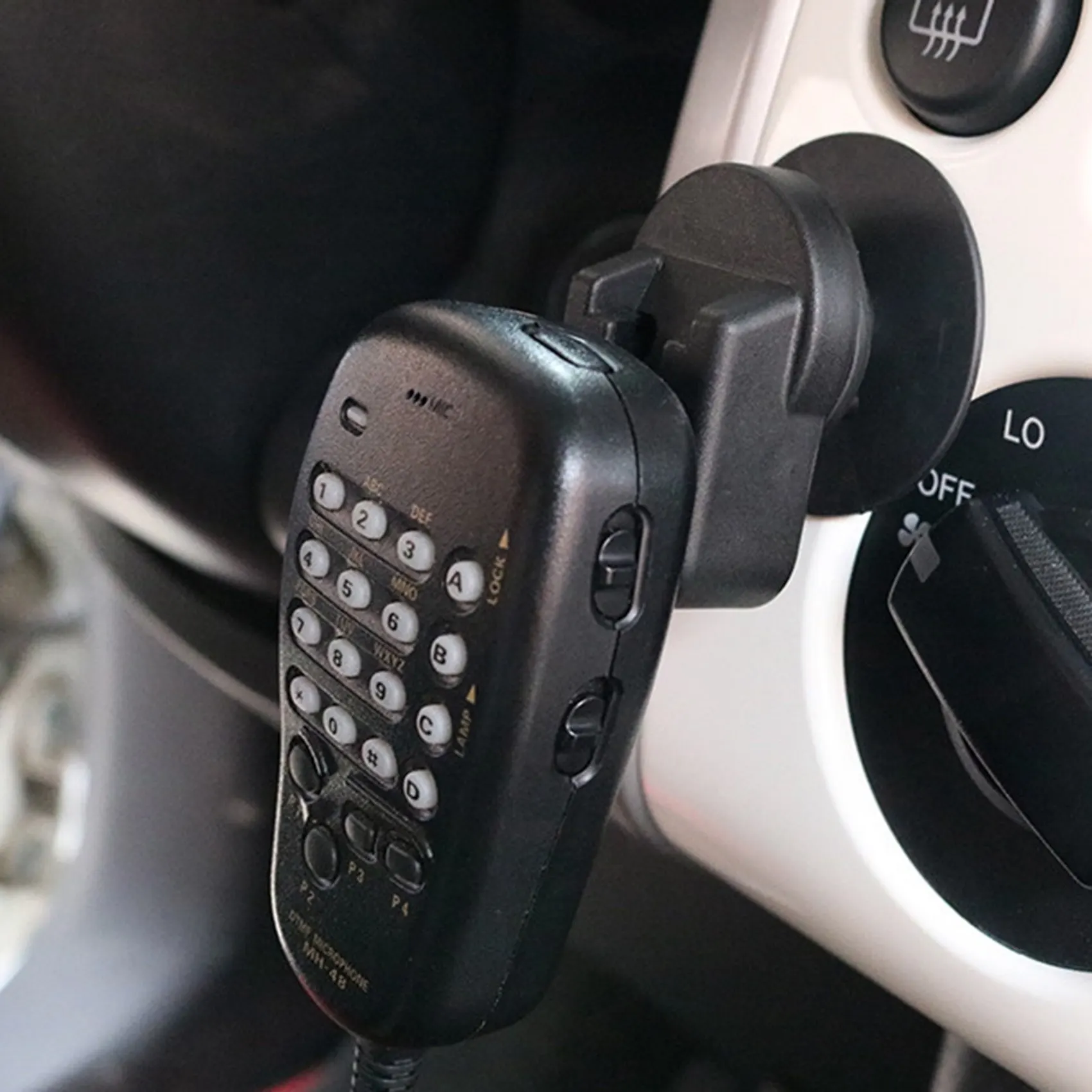 

Car Mobile Radio Walkie Talkie Microphone Hanger Holder Mount Bracket Replacement for Teyitong/Oxun/Quan Yitong/Yaesu