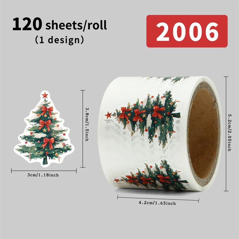 

Подарочные наклейки Рождественская елка