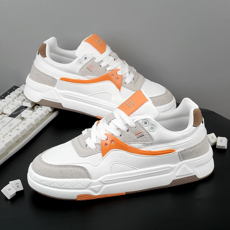 

Мужские кроссовки для скейтбординга, Повседневная дышащая спортивная нишевая Обувь На Шнуровке Для Пар, студентов