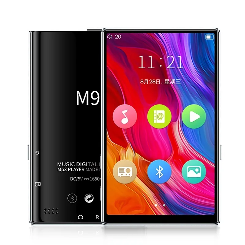 Новый MP3-плеер 4 0 дюймов Bluetooth-совместимый 5 без потерь Портативный аудиоплеер с