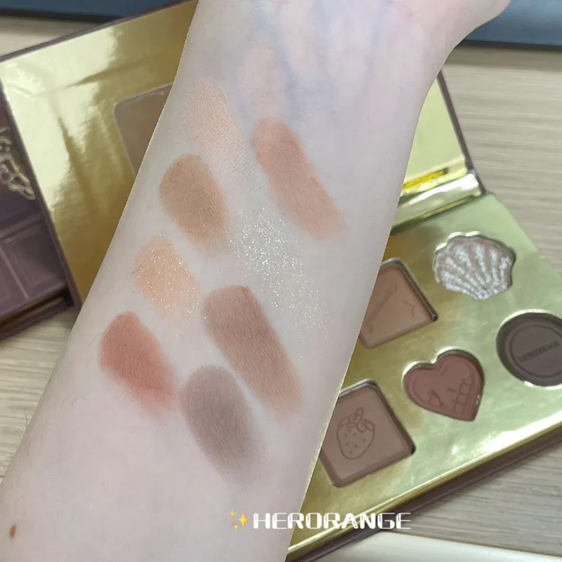 Палитра теней для век 8 цветов матовые нюдовые тени макияж сверхгибкие