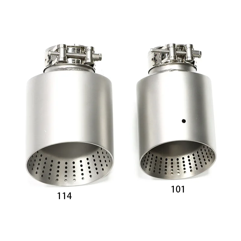 

Car Accessories Exhaust Tips Universal For Volkswagen VW cc Golf GTI Stainless steel boase tail throat sandblast Pipe Auto Parts