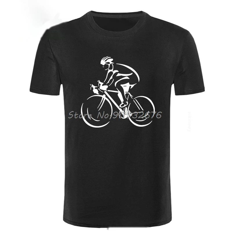 Мужские модные однотонные футболки велосипедная спортивная одежда хобби - Цена: 655.2