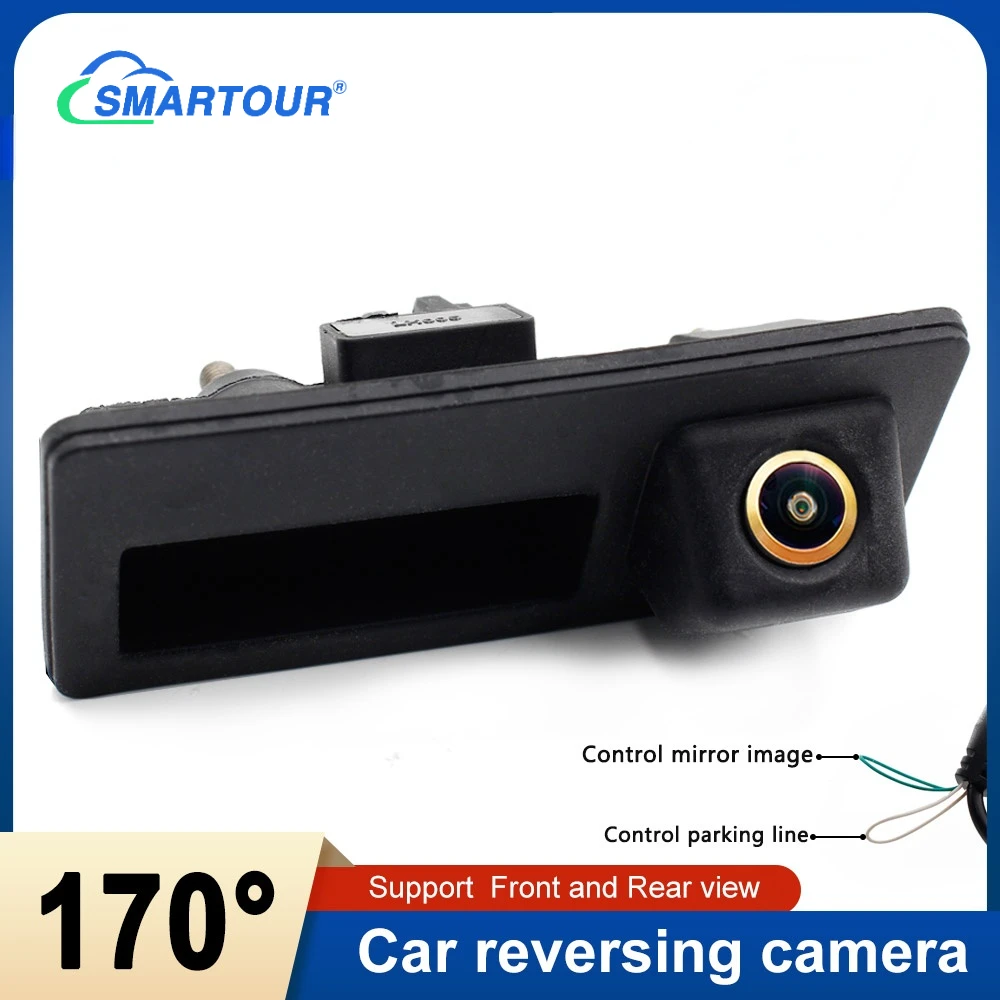 

SMARTOUR AHD Car Trunk Handle Parking Rear View Backup Camera Case For Audi/VW/Passat/Tiguan/Golf/Touran/Jetta/Sharan/Touareg