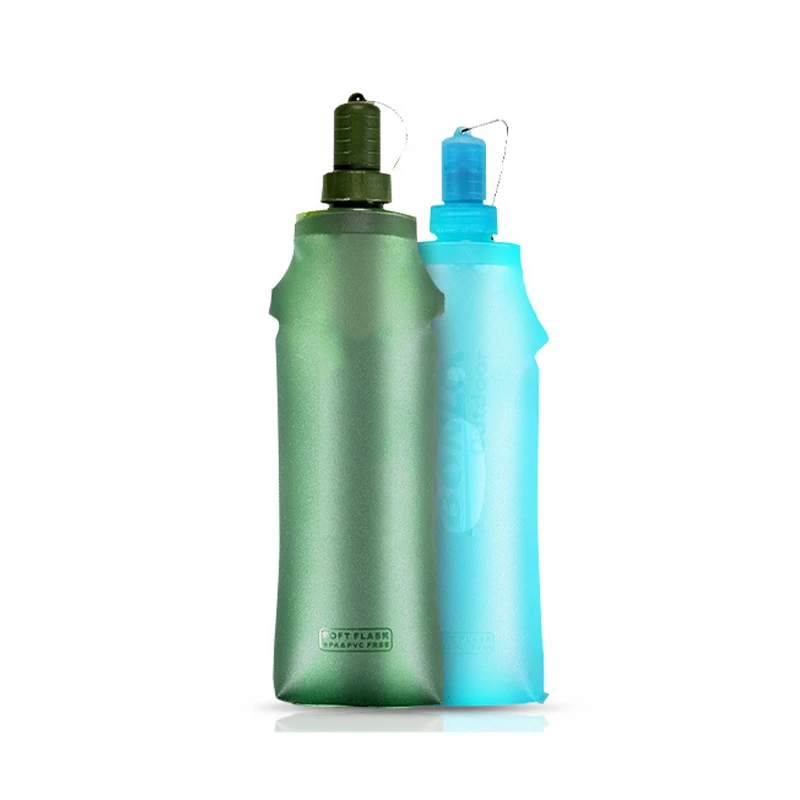 

Water Bottle TPU Folding Soft Flask Sport Water Bottle Water Bag Collapsible Drink Water Bottle Water Bag Running Camping Hiking