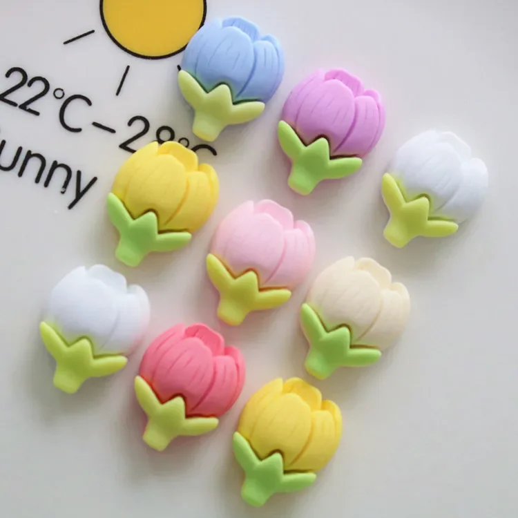 5pcs miniso series flower cartoon резиновые кабошоны из смолы материалы для поделок diy