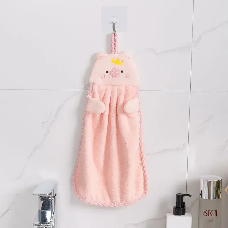 Милое мультяшное полотенце для рук мягкое приятное кожи быстросохнущее