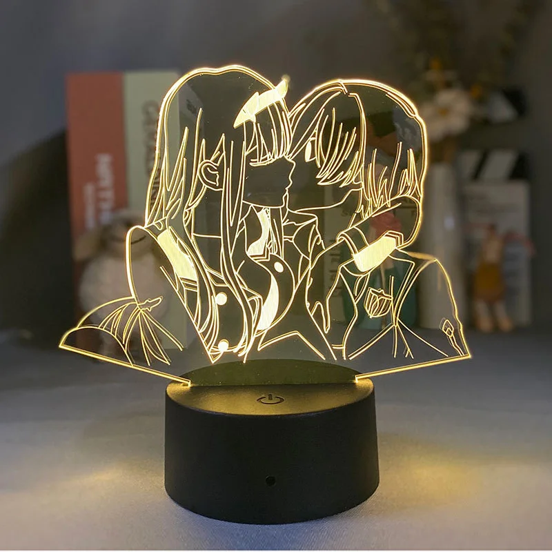 

СВЕТОДИОДНЫЙ 3d светильник для спальни, манга, ночное освещение, аниме фигурка Аватара, декор комнаты, милый подарок