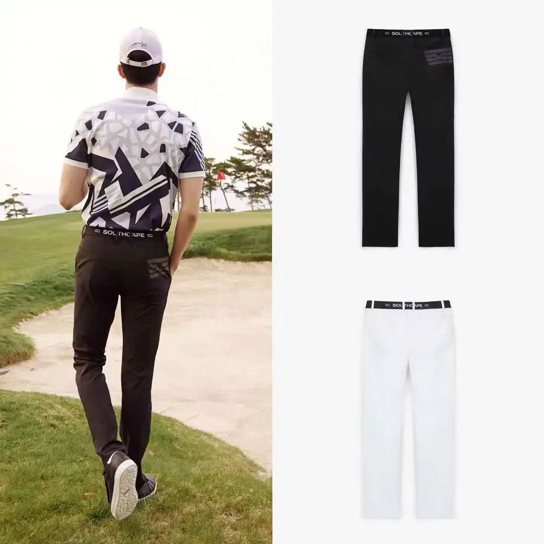 

Men Golf Pants elastic waist design Trousers SC023#