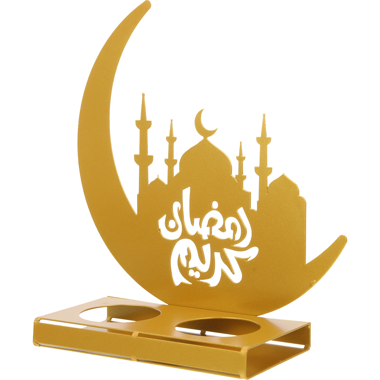 

Table Holders Ramadan Holder Centerpiece Eid Mubaraklamp Decorations Centerpieces Ironpillar Taper Ornament Stand Moon Tabletop