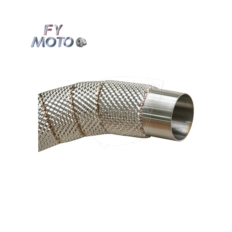 Фото Даунпайп с теплозащитным экраном для M850I G14 G15 G16 X5M X5 G05 G30 M550I N63 №5