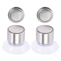 2 sets of creative magnetic soap holders bathroom wall hanging soap holders suction cup rack silver magnetic soap holder