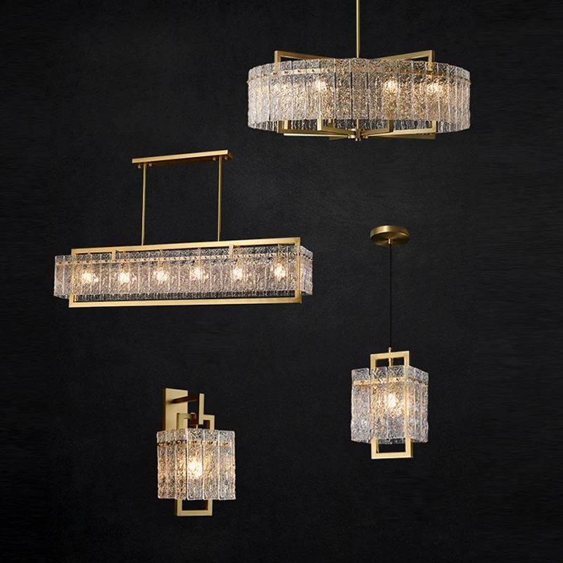 Builld Our Home светодиодные медные круглые прямоугольные подвесные светильники