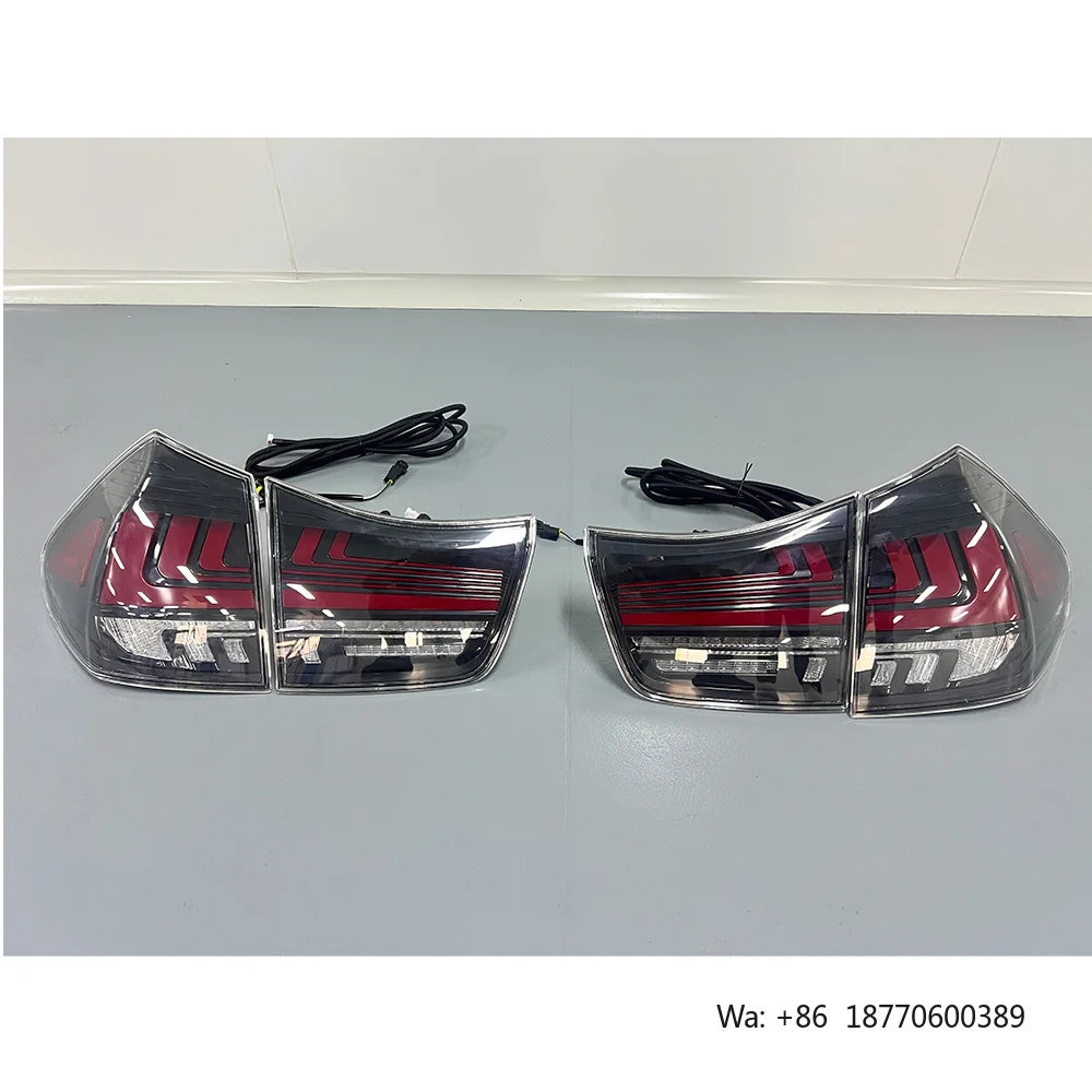 Фото Светодиодные задние фонари для Toyota Harrier Lexus RX300 RX330 RX350 2003-2008 - Динамические указатели поворота, прозрачные лампы заднего хода и стоп-сигналы №1