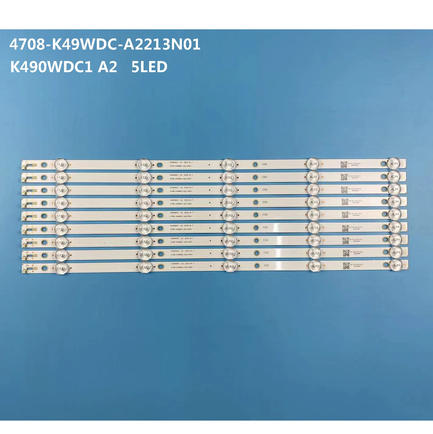 Фото Светодиодная лента 4-лампа для Philips K490WDC1 49U5070 4708-K49WDC-A4113N01 4708-K49WDC-A3113N01 A2213N01 49PUF6032/T3 49DL4012N №1