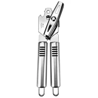 can opener kitchen accessories gadget sets bottle openers stainless steel ergonomic manual kitchen tools free 2 blades
