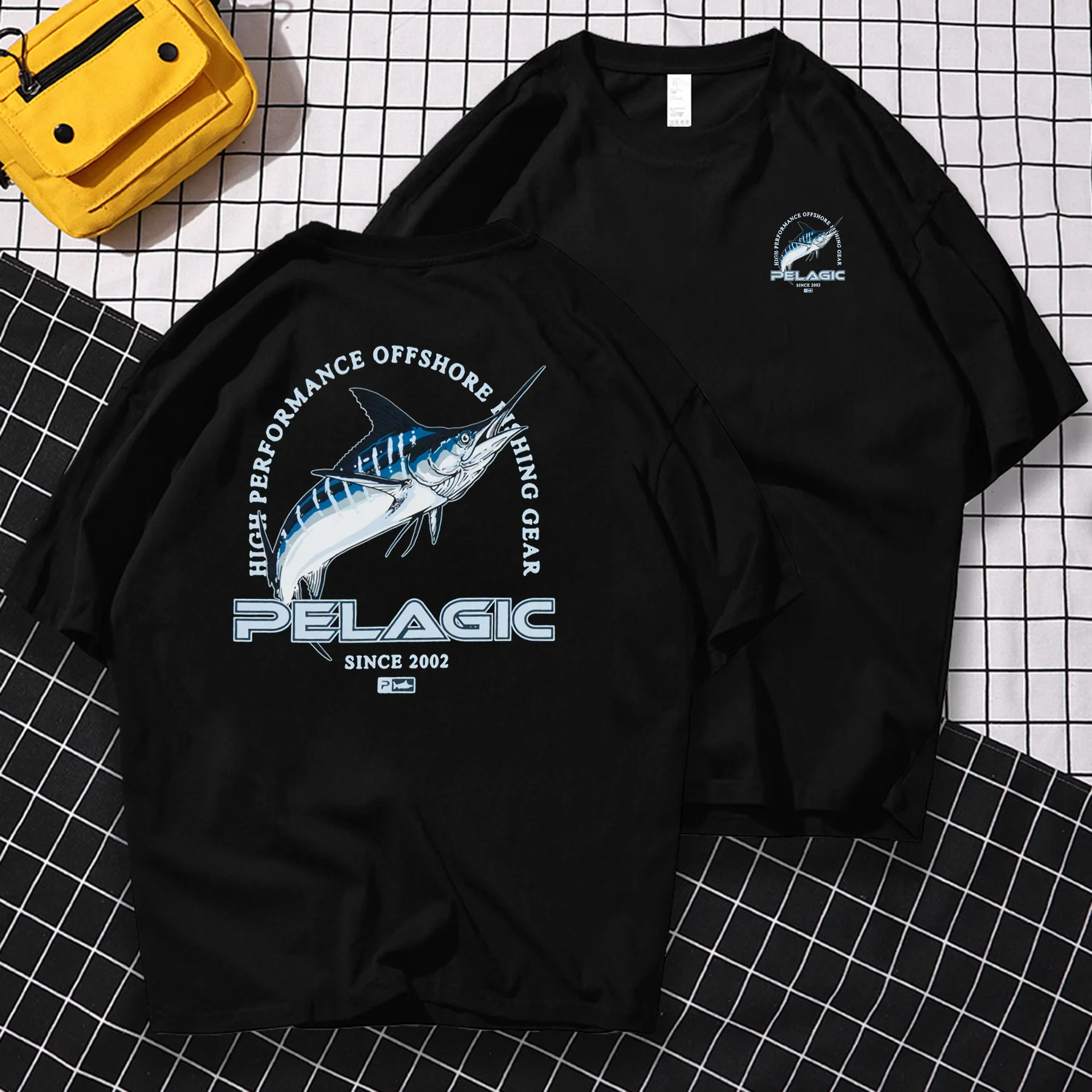 

Amazing Tees Male T Shirt Casual Oversized Essential Pelagic High Performance Offshore Fishing Gear T-shirt Men T-shirts S-3XL