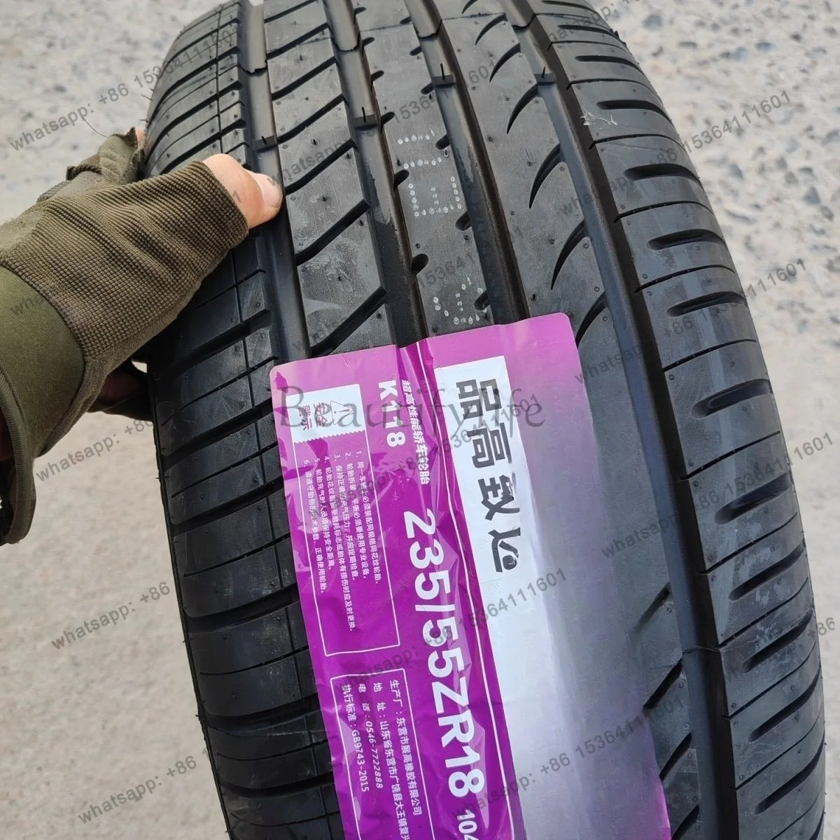 Фото Шина 235/55R18 104W для внедорожников, износостойкая, автозапчасть, шина 8 23555r18 №2