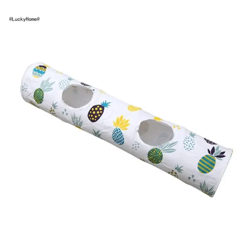

11UA Cat Toy Holes Tunnel Tube Collapsible Spring Rabbit Toy Collapsible Indoor Toy Collapsible