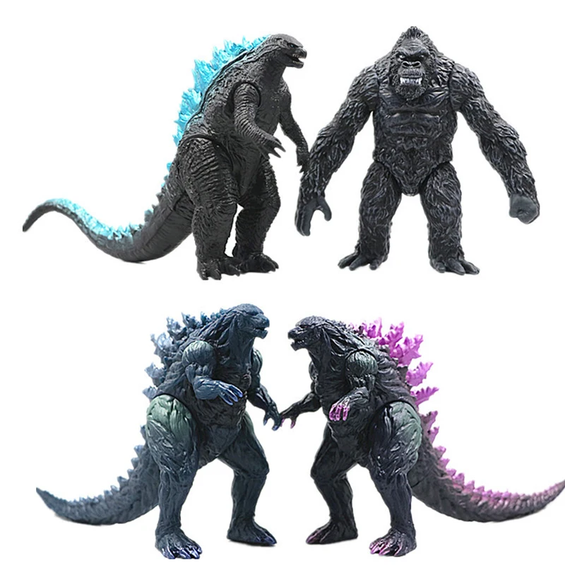 

Фигурки Godzilla King Kong, экшн-фигурки, животные, динозавры, Горилла, игрушки 17 см, 7 дюймов, АБС-пазл, монстр, куклы, игрушки, модели, украшения