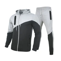 2022 wholesale customized logo men hoodies plain suits pants sets mens track suit sets tracksuits jogger set men
