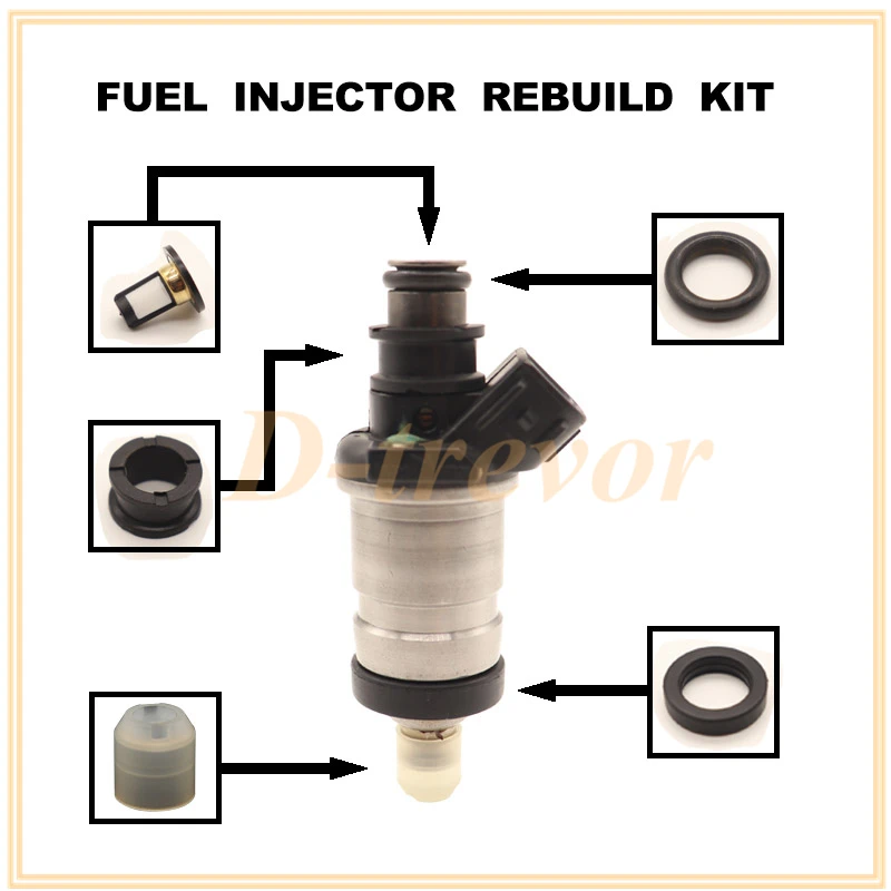 Ремонтные наборы деталей топливной форсунки для Honda Acura 1,6 2,0 2,3 Civic Acura RL TL 06164-P2J-000 (art.: 3920bec20553d) - 3920bec20553d