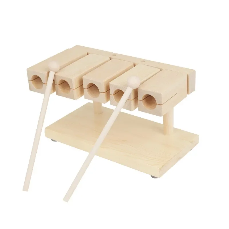 

Перкуссионный инструмент Orff детская труба 5 тонов Bangzi Woodfish Bangzi Orff инструмент для обучения детского сада