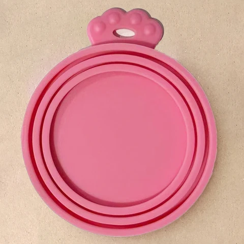 Многоразовая силиконовая крышка для банок 3 в 1  для собак и кошек