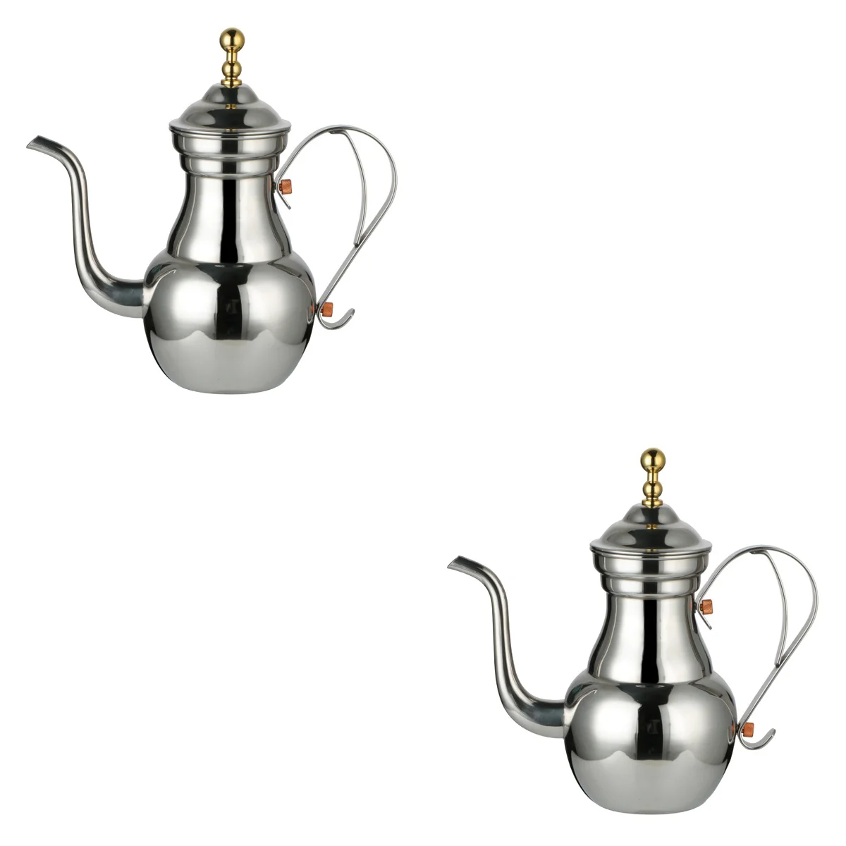 

Kettle Tea Coffee Teapot Stainless Steel Pour Espresso Boiling Over Water Pot Pitcher Filterpots Stove Stovetop Lemonade Turkish