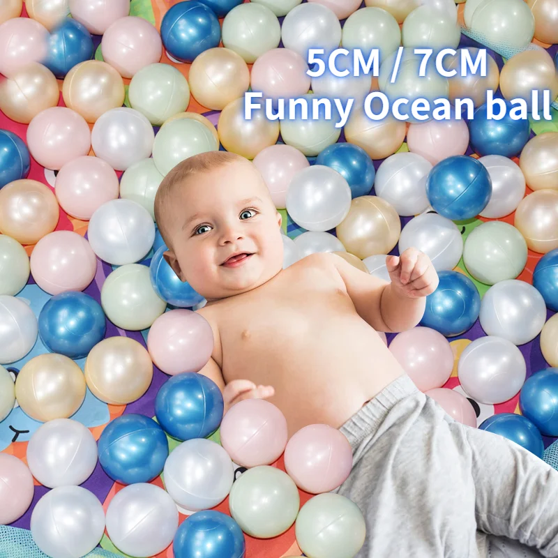 

Ball Balls Ocean Balls Funny Bubble Bath Plastic Bubble Toy Colorful Safety 5.5/7CM Tent for Toys Pit Pool Baby Kid Water Ball