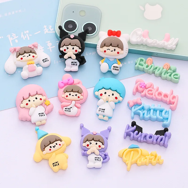 5 шт. miniso милое платье sanrio uo boy мультяшная модель для рукоделия материалы