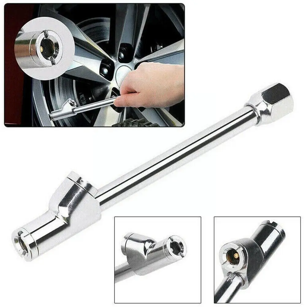 

1/4" RV Air Chuck Heavy Duty Dual Head Tire Chuck Quick Plug for Inflator Gauge Compressor Accessories for Car Truck Bicycl V3V4