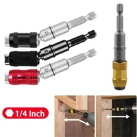 14 hex shank quick change holder drive guide screw drill tip magnetic ring screwdriver bits hand tools extension rod