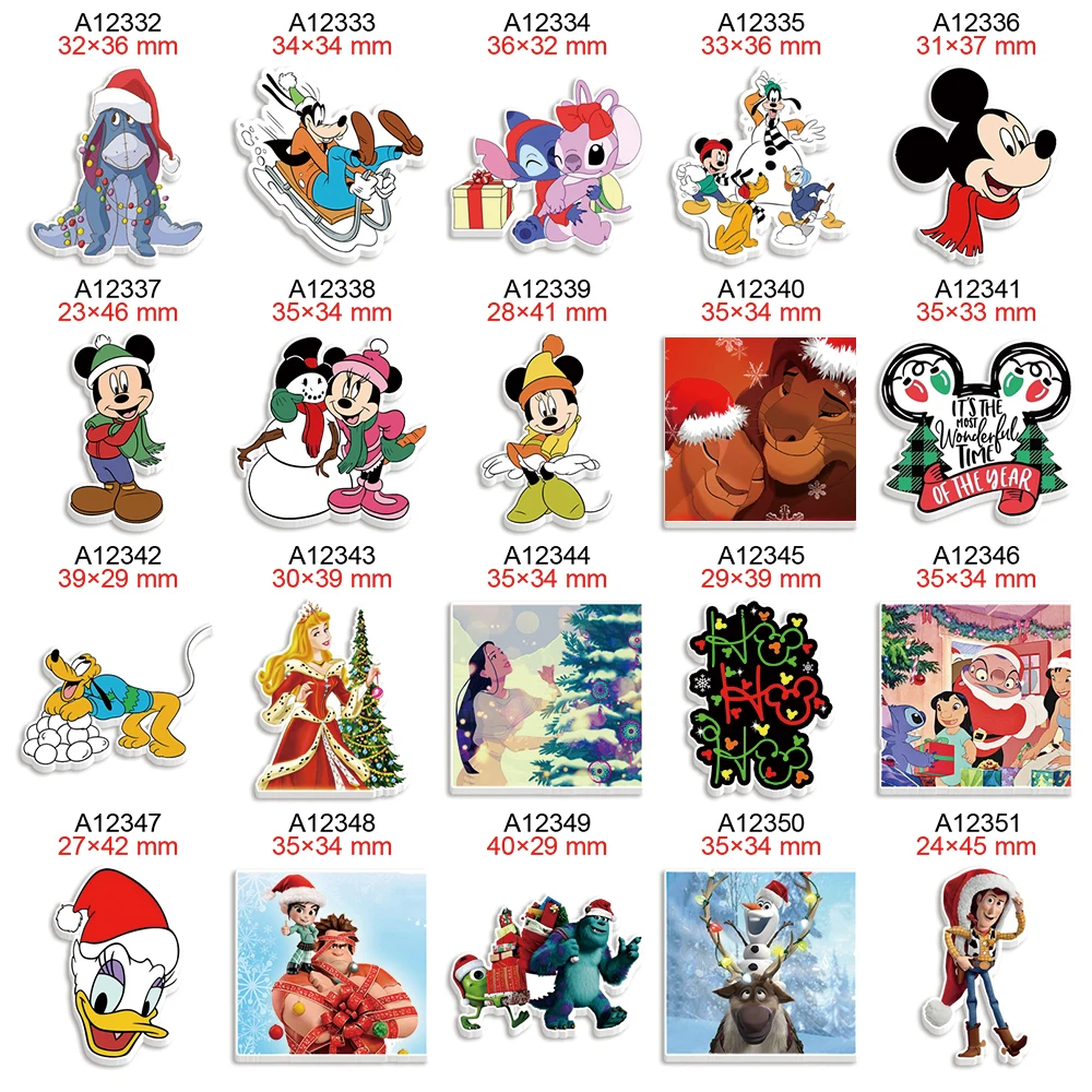 

30 шт./партия, новогодний декоративный брелок для ключей