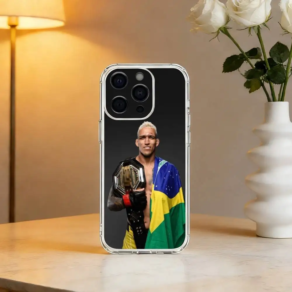 Фото Чехол для телефона Charles Oliveira Do Bronx для iPhone 17 16 15 14 13 12 11 Mini Pro Max Plus, прозрачный №5