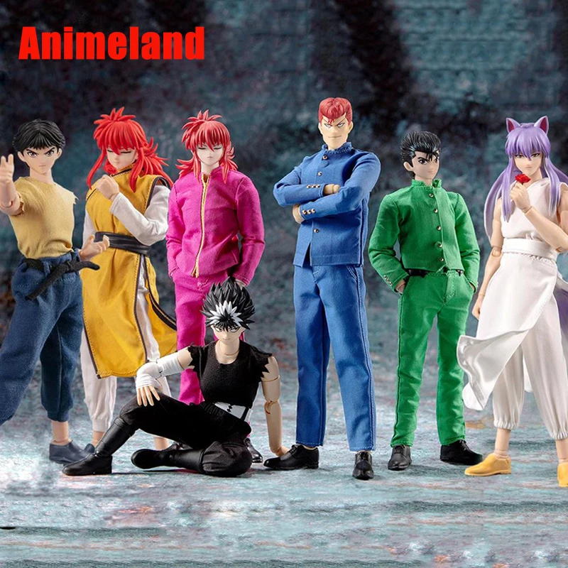 Игрушки Dasin/отличные игрушки/GT YuYu Hakusho Urameshi Yuusuke Yoko Kurama Jaganshi Hiei Kuwabara Kazuma SHF 1/12 16 см/6 дюймов ПВХ экшн-фигурка