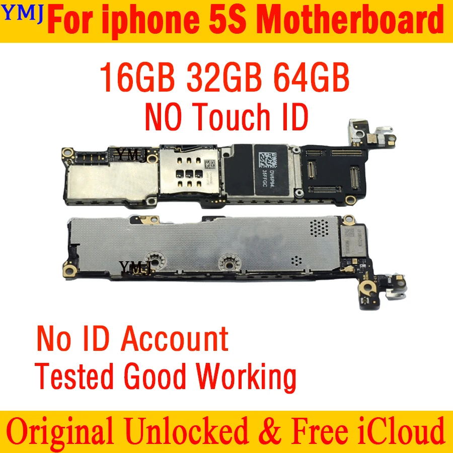 Материнская плата для iphone 100% оригинальная разблокированная логическая 16 ГБ 32 64
