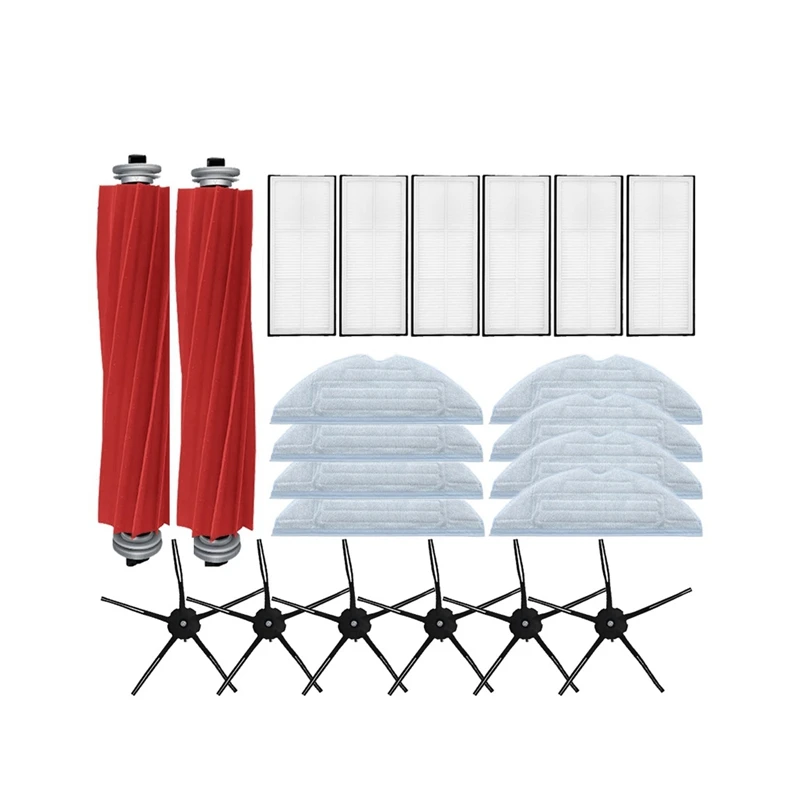 

Suitable For Xiaomi Roborock S7 T7S T7plus Main Side Brush Mop Cloths HEPA Filter Kit Robotic Vacuum Cleaner Accessories