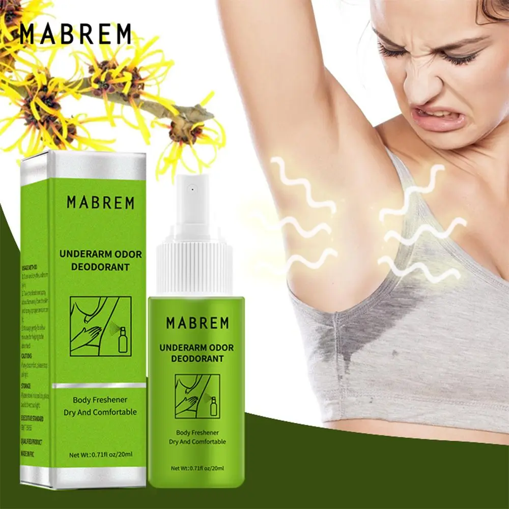 

20ml Body Deodorant Fragrance Armpit Skin Care Spray Antiperspirants Odor Remover Spray Smell Refresh