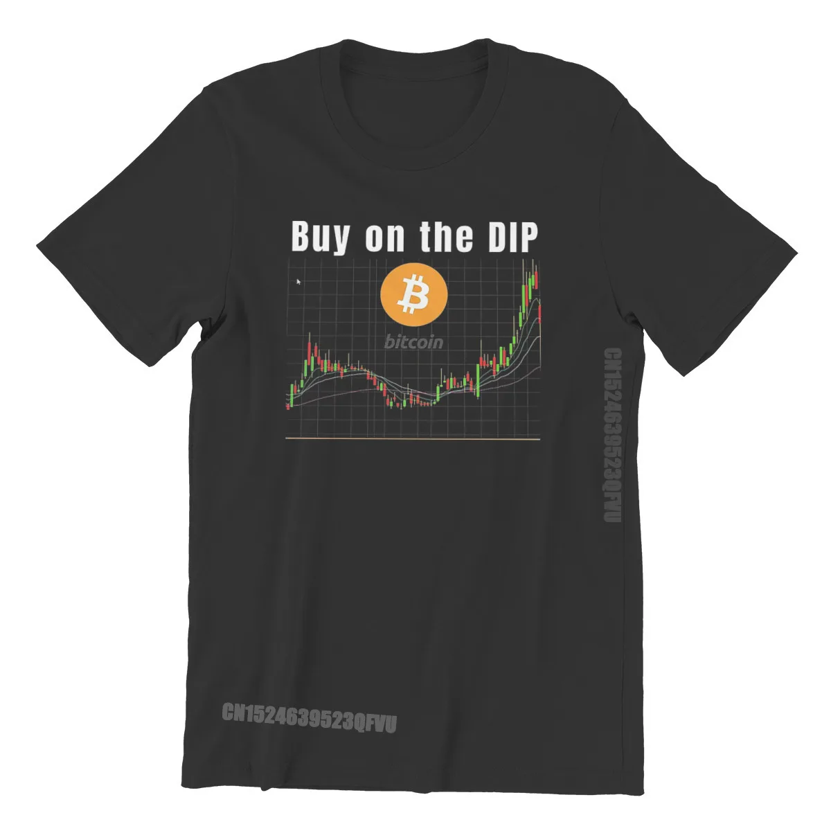 

Bitcoin Cryptocurrency Art Buy On The Dips Men T Shirts Harajuku Punk High Quality Tshirts Gothic Vintage Tshirt Clothing