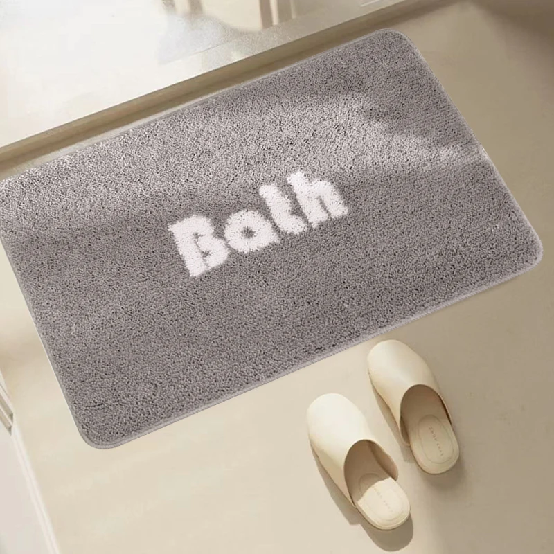 

40*60cm/50*80cm Solid Kitchen Rug Bedroom Entrance Doormat Home Floor Decoration Carpet Living Room Rug Bathroom Non-slip Rug